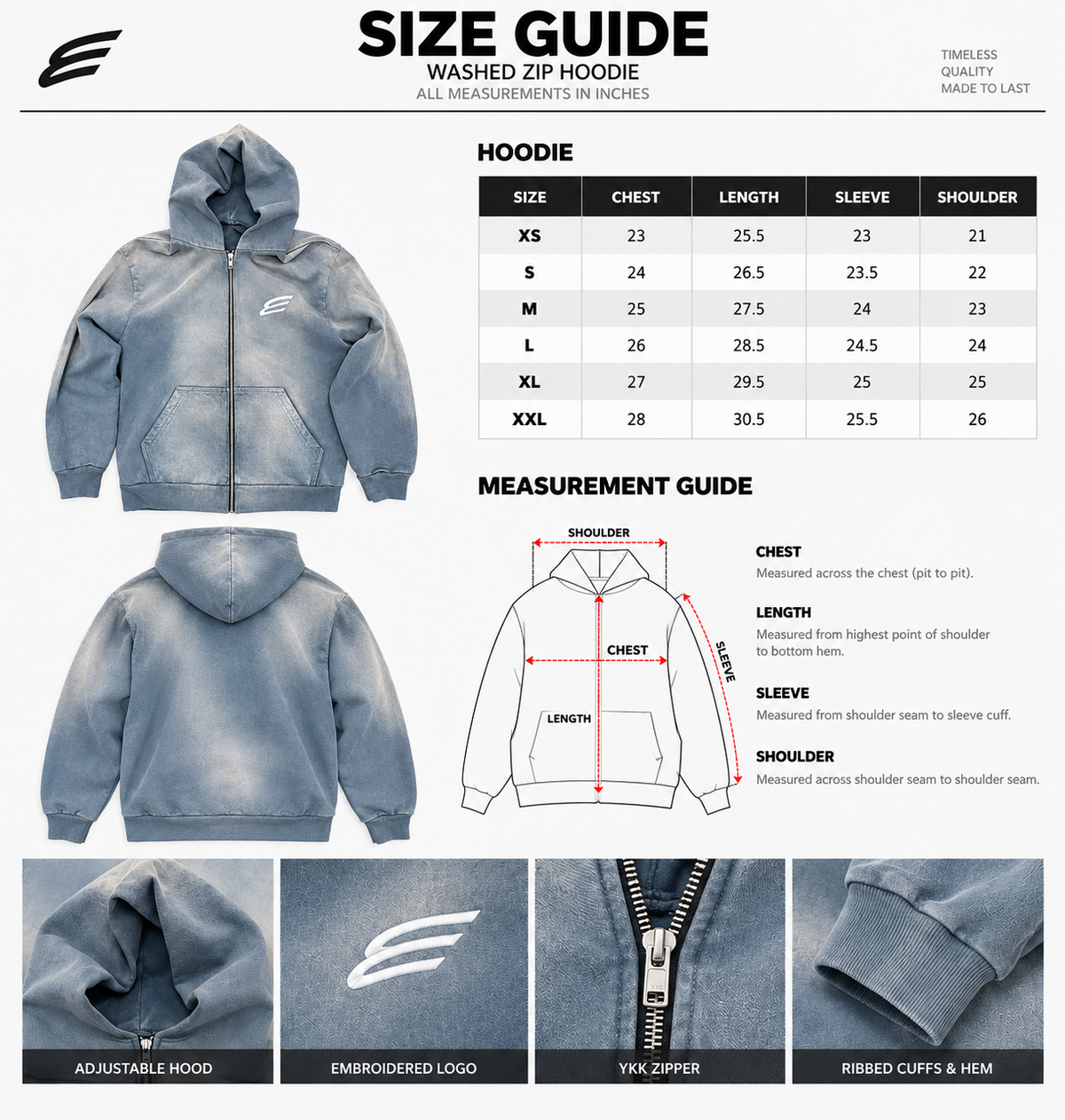 Ventura Blue Zip-Up